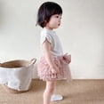 thumbnail image 6 of Xiaowennn Children's Tutu Dress Summer Girls' Pommel Dress Solid Color Cover Skirt Toddler Girl Long Sleeve Set, 6 of 7