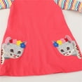 thumbnail image 2 of Vedolay Shirt Dress Little Girls Casual Dress Summer Straps Sundress Bowknot Sling One Piece Dresses,Watermelon Red 2 Years, 2 of 5