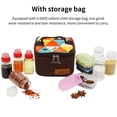 thumbnail image 2 of Especias Para Barbacoa Portátil, Caja De Especias Ligera Para Salsa De Especias, Juego De Botellas De Condimento Para Barbacoa Con Bolsa De Almacenamiento Para Acampar, Viajar, Picnic 10 Tarros Yuarrent HA012879-00, 2 of 7