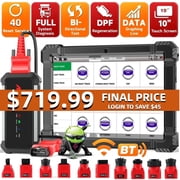 ANCEL X7 HD 10" Heavy Duty Truck Scanner Bidirectional Diesel Scan Tool with D-P-F/C0ding, 40+ Reset, Full System Diesel Diagnostic Scan Tool for Cummins Detroit Heavy Truck Pickup Tractor Semi Truck