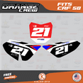thumbnail image 2 of Kalair GFX Graphics Kit for Honda CRF50 (2013+) Orange-crew Series, 2 of 5