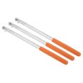 thumbnail image 1 of Unique Bargains 1.6M/5.2ft Telescopic Handheld Flagpoles, 3Pcs Teachers Pointer Stick Orange, 1 of 7