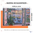thumbnail image 6 of Yayeee Doormat for Indoor Entrance 32" x 20" Non Slippery Floor Rug, Green Boat, 6 of 8