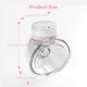 thumbnail image 4 of Hands Free Breast Pump Wearable Electric Breast Pump with Lightweight with LED Display Remote Control 3 Modes Super Low Noise, 1 Pack, 4 of 5