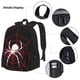 thumbnail image 3 of Disketp Spider On The Web Mochila Estampada de Gran Capacidad con Lonchera y Estuche, Set de 3 Piezas para Estudiantes, 3 of 7