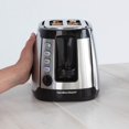 thumbnail image 4 of Hamilton Beach Grille-Pain 2 Tranches avec 8 Réglages de Toast, Argent (2 Pack), 4 of 6