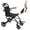 21lbs Compact, variant on Portable Folding Wheelchairs, Ultra Lightweight Aluminum Wheelchair with Adjustable Safety Strap, 270° Flip-Back Armrests, Ergonomic Transit Travel Chair for Adults and Seniors