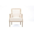 thumbnail image 2 of Baxton Studio Chavanon Wood and Linen Traditional French Accent Chair, Light Beige, 2 of 5