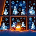 thumbnail image 2 of Christmas Window Clings Stickers Christmas Wall Decals Winter Merry Christmas Tree Window Decals for Xmas Party Home Holiday Shop Glass Display Decoration, 2 of 6
