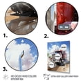 thumbnail image 3 of Designart "Pride of the Road Red Semi Truck I" Truck Canvas Print, 3 of 5