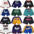 thumbnail image 3 of ZHAOCHENG Pantalones cortos de baloncesto para hombre y mujer de los LAKERS BULLS para entrenamiento, deporte y running., 3 of 3