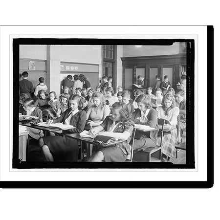 Historic Print, Rockville, Md., High School, c.1936, 16" x 20"