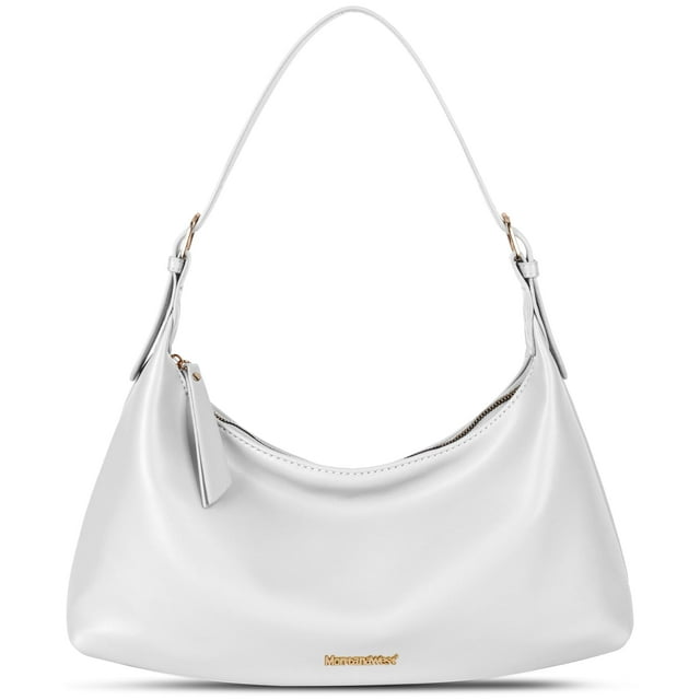 Bandolera Hobo Montana West MWC-073OW de piel vegana blanca
