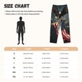 thumbnail image 3 of Fotbe North American Bald Eagle1 Pantalones de Pijama para Mujer, Pantalones de Dormir, Pantalones Pj con Cordón y Bolsillos-3X-Large, 3 of 6