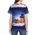 thumbnail image 7 of Wukai Lantern On Snow With Christmas Youth Unisex Short Sleeve T-Shirt for Boys, Girls, Teens, and Kids-X-Small, 7 of 7