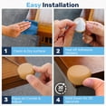 thumbnail image 5 of Baby Proof Me Large Edge and Corner Protectors for Furniture, Corner Guards for Baby Proofing, Oak, 12 Pack, 5 of 8