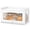 White, variant on Bamboohomie White Bread Box, Clear Bread Box for Counter, 4-Side Bamboo Storage, Transparent 4 Sides, White