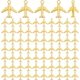 thumbnail image 1 of 100 dijes de avión a granel, dijes de avión de metal, dijes de transporte, dijes de vuelo de aleación para hacer joyas, collares y pulseras., 1 of 9