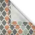 thumbnail image 5 of Ambesonne Geometric Grommet Curtain, Rhombs with Lines, 50" x 120", Grey Almond Green, 5 of 6