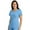 Ciel Blue, variant on Grey's Anatomy Signature 2130 3 Pocket Wrap Detail Top-Black-