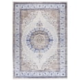 thumbnail image 2 of GLN Rugs Vona - Indoor, Machine Washable Area Rug 3'x5' Cream/Navy Home Carpet, 2 of 7