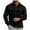 Black, variant on Turilly Winter Coats for Men Men's Pocket Lapel Solid Color Casual Fleece Single Breasted Slim Cultivate Oneself Jacket