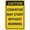 Warning Sign 6, variant on Caution Conveyor May Start Without Warning Bilingual Spanish Sign, 8"x12" Rustproof Aluminum Metal Sign, Multicolor Safety Sign