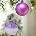 thumbnail image 5 of Aooww 9 Pcs Christmas Balls Ornaments for Ceiling, Large Big Shatterproof Christmas Hanging Decorations Balls for Tree Xmas Holiday Party Indoor, Purple, 5 of 6