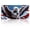 Eagle, variant on American Eagle License Plate The American Flag Patriotic License Plate Car Front License Plates with 4 Holes Aluminum Metal Car Tag 6 x12 Inch
