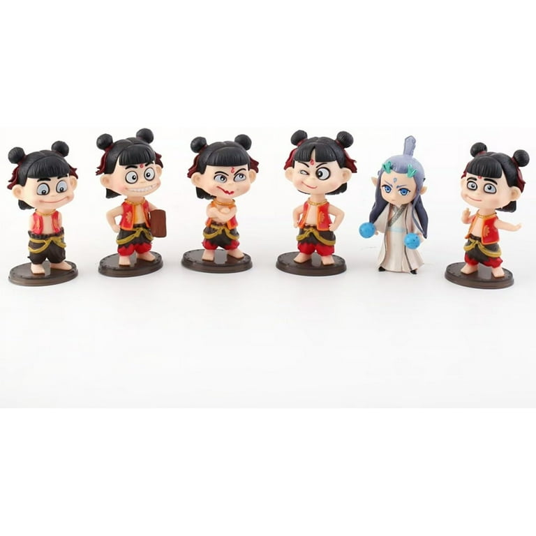 6PCS Ne Zha 2: Devil's Fury Action Figures Set，Nezha 2，Ne zha 2