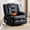 Black#2, variant on UHOMEPRO Swivel Recliner Chair for Adults, 360° Manual Swivel Rocker Recliner with Massage and Heat, 23 Inch Wide Seat, Overstuffed Armrests, Cup Holders, USB Charging Port and Storage Pockets, Black