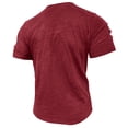 thumbnail image 4 of hoksml Mens Slim Fit Henley Neck T Shirts Short Sleeve Breathable Button Placket Tops for Everyday Wear and Vacation Assorted Colors, 4 of 6