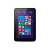 HP Pro Tablet 408 G1 Tablet, 8" WXGA, Atom Z3736F Quad-core (4 Core) 1.33 GHz, 2 GB RAM, 32 GB Storage, Windows 8.1 with Bing 32-bit, Graphite Black