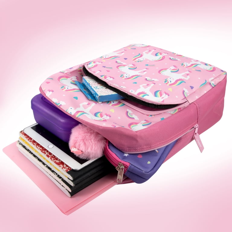 Trailmaker 15" Fun Printed Backpack, Unique Unicorns photo 3