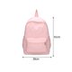 thumbnail image 1 of Mochila de nailon de estilo Preppy para mujer, bolso escolar informal de Color sólido, grande, para viaje de adolescentes Fivean unisex, 1 of 2