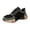 Black, variant on Women's Platform Slip on Sneakers Chunky Sole Non Slip Glitter Sequins Lace Floral Lace Up Tennis Shoes Pink Size 6