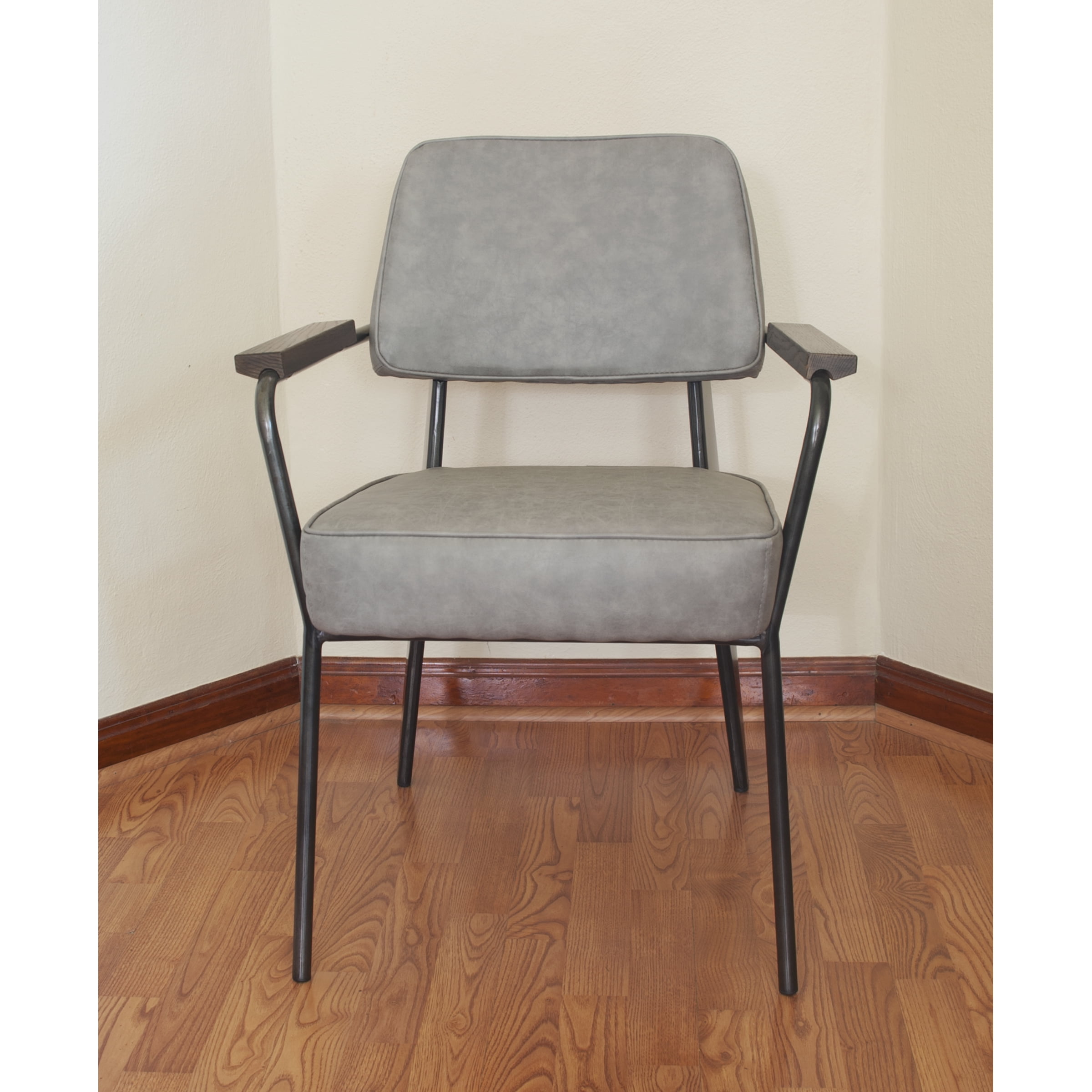 AmeriHome 2 Piece Fauteuil Direction Accent Chair Set - Gray