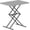 Grey, variant on Outdoor folding table, can be adjusted in height with one hand in two seconds, has three adjustable settings, ultra-thin foldable design, no assembly required