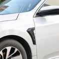 thumbnail image 4 of 2 Pack Durable Carbon Fiber Look Hood Airflow Fender Side Vent Decorative Sticker -, 4 of 4