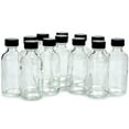 thumbnail image 1 of Vivaplex, 12, Clear, 2 oz Glass Bottles, with Lids, 1 of 5