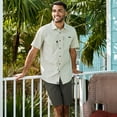 thumbnail image 5 of Free Country Men's Arcadia Short Sleeve Shirt Dark Denim L, 5 of 7