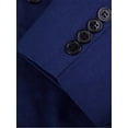 thumbnail image 5 of MODA NOVA Big & Tall Men's Notched Lapel Business Blazer Blue 2XLT, 5 of 6