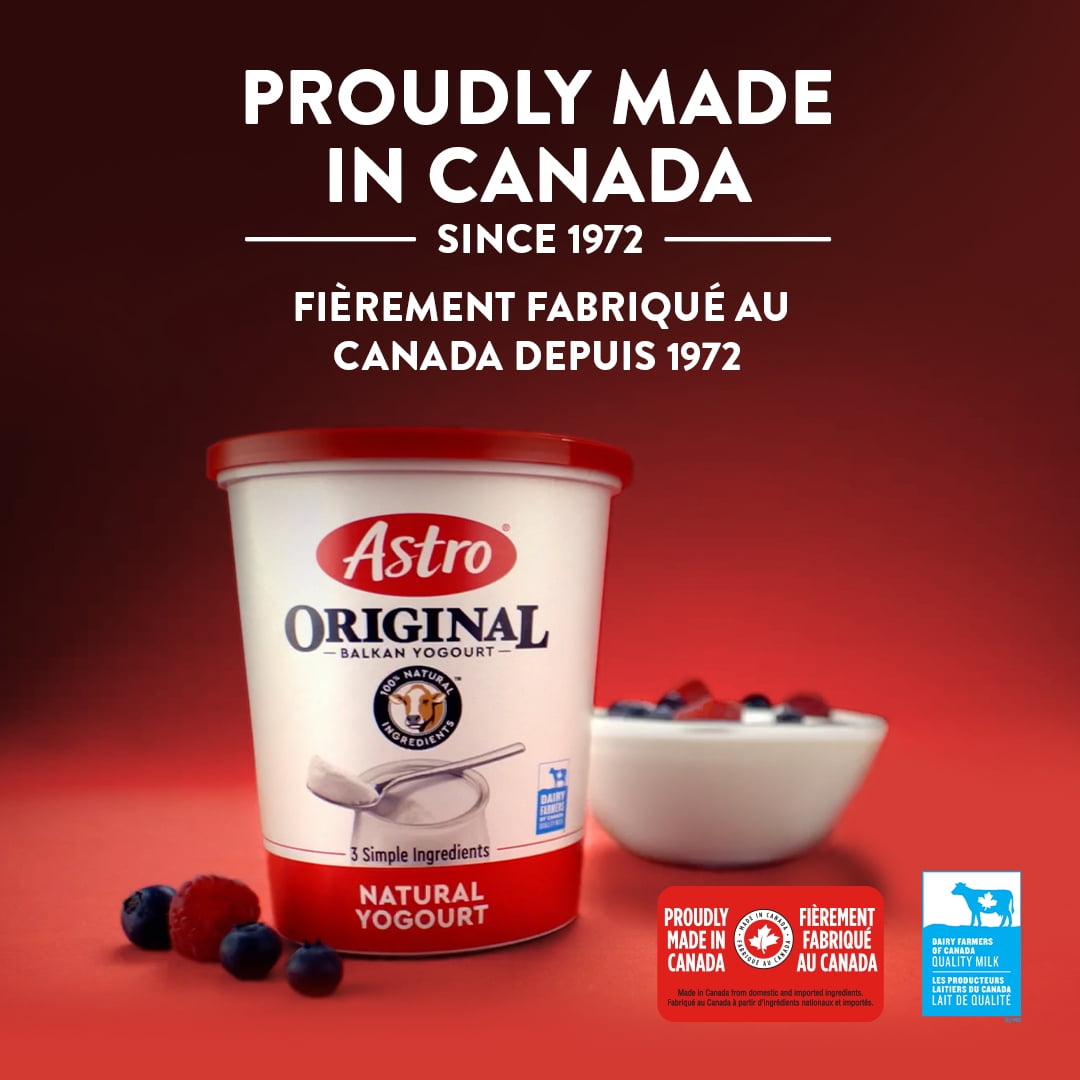 Astro Original Yogurt Plain 0% 750g, Balkan Style, 750 g