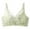 Green, variant on Censtreet Women's Seamless Curves Wireless Floral Print Comfort Bra with Adjustable Straps
