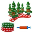 thumbnail image 1 of Christmas Ring Toss Toy Santa Xmas Tree Inflatable Toss Game Pool Ring Toss Game, 1 of 10
