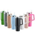 thumbnail image 2 of Gobelet Réutilisable 40Oz avec Paille, Couvercle Résistant aux Fuites, Tasse Isolée, Maintient le Froid, la Chaleur et la Glace pendant des Heures, 2 of 2