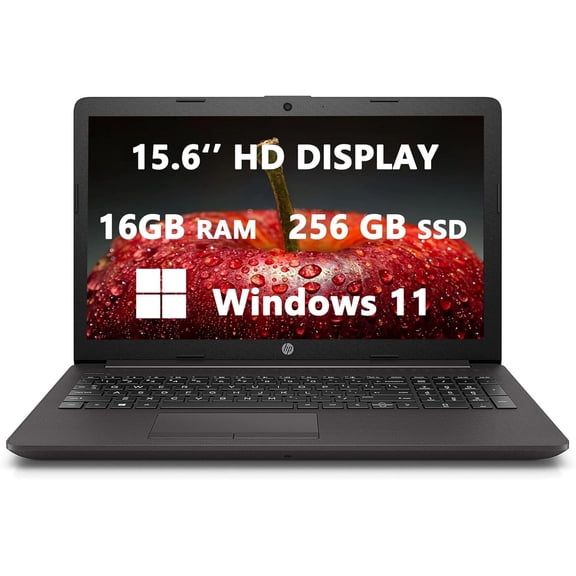 Restored HP 250 G7 15.6'' HD Computer Laptops for Student & Business, Intel Core i5-8265U(4-Core), 16GB RAM|, 256GB SSD, HDMI, SD-Card Slot, RJ-45, Windows 11
