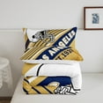 thumbnail image 5 of Erosebridal Football Comforter Sets Queen Size,Ball Game Bedding Queen Comforter Set,Sport Decor (Los Angeles),Reversible,Super Cozy,3-Piece, 5 of 7