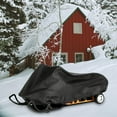 thumbnail image 1 of Protector de trineo de nieve perfecl universal profesional Con cubierta de lluvia Negro 368x130x121cm, 1 of 8