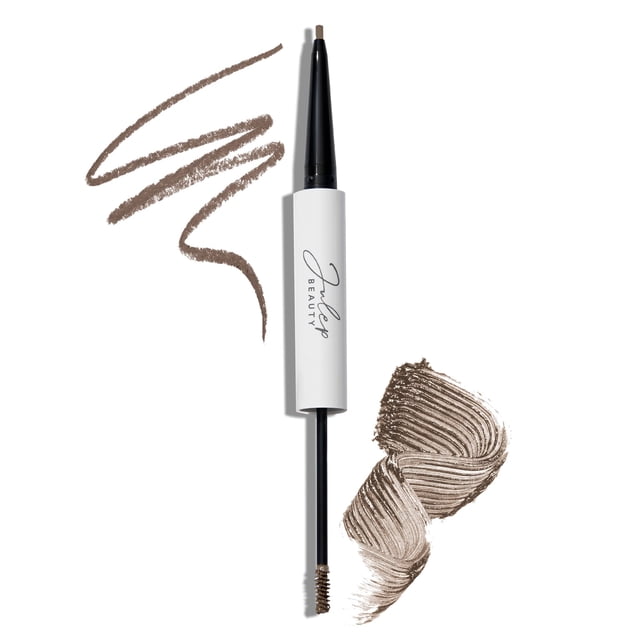 Julep Brow 101 - Juego de lápiz esculpido y gel para cejas tintadas - Herramienta para cejas de doble punta con cepillo y punta de precisión - Fórmula resistente al agua de larga duración para cejas p